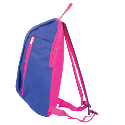 Рюкзак STAFF "AIR", 40х23х16 см, компактный, синий с розовыми деталями фото 3