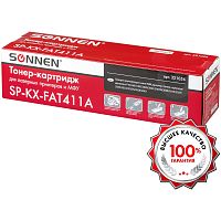 Тонер-картридж SONNEN SP-KXFAT411A для PANASONIC, ресурс 2000 стр.