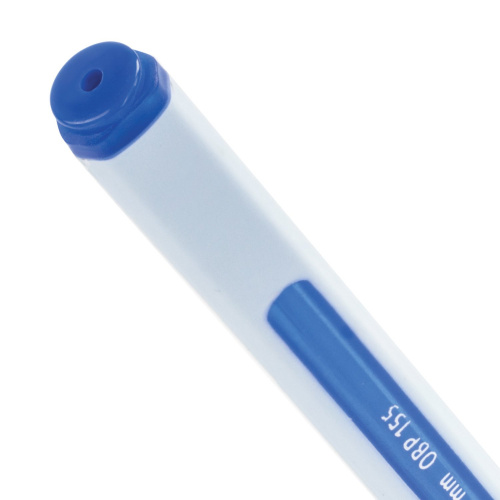 Ручка шариковая масляная BRAUBERG "Extra Glide Soft White", линия письма 0,35 мм, синяя фото 10