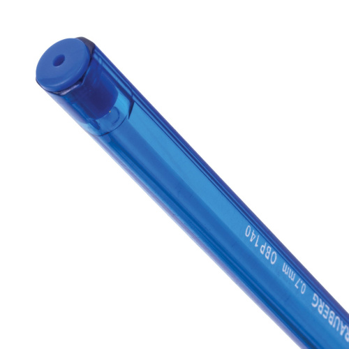 Ручка шариковая масляная BRAUBERG "Extra Glide GT Tone",  линия письма 0,35 мм, синяя фото 2