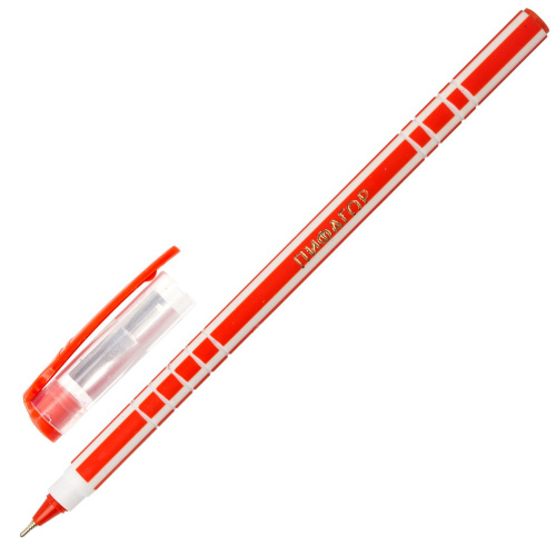 Ручка шариковая масляная ПИФАГОР "Softy", корпус ассорти, линия письма 0,35 мм, синяя фото 5