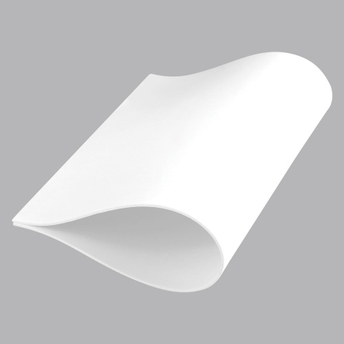 Пористая резина для творчества ОСТРОВ СОКРОВИЩ, 50х70 см, 1 мм, белая фото 2