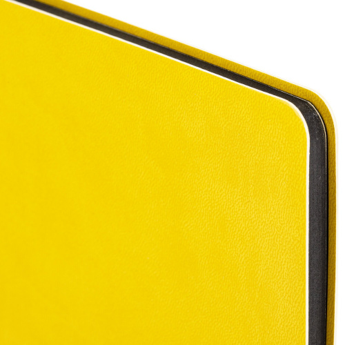 Блокнот-скетчбук BRAUBERG "Metropolis Mix", А5 (148x218 мм), под кожу, 80 л., без линовки, желтый фото 7