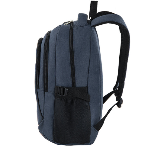 Рюкзак BRAUBERG, 46х31х18 см, универсальный, 3 отделения, темно-синий фото 3