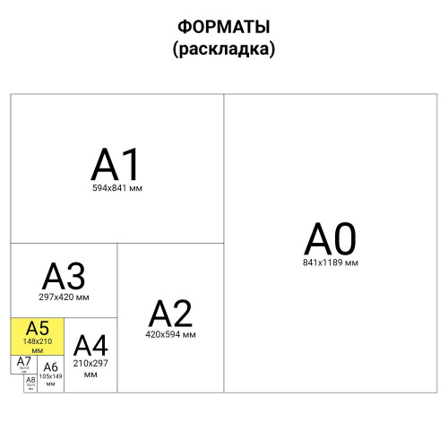 Тетрадь STAFF  "МОНОХРОМ", А5, 48 л., линия, обложка картон фото 2