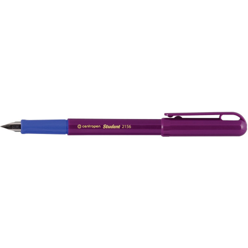 Ручка перьевая CENTROPEN "Student", корпус ассорти, иридиевое перо, 2 сменных картриджа, блистер фото 3