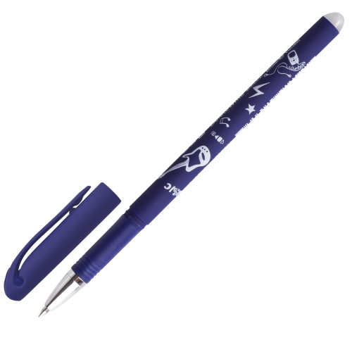 Ручка стираемая гелевая BRUNO VISCONTI "Музыка", корпус ассорти, линия письма 0,4 мм, синяя
