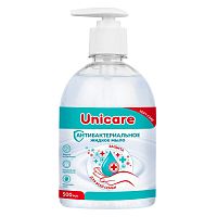 Мыло туалетное жидкое антибактериальное "Unicare" 500 мл