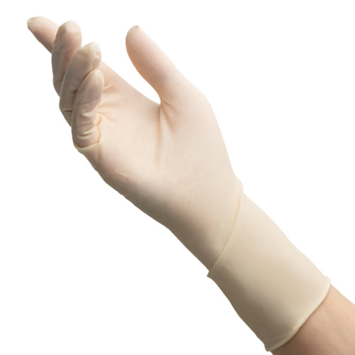 Перчатки латексные стерильные хирургические КОМПЛЕКТ 50 пар (100 шт.) неопудренные, М размер (7,5), BENOVY, BS3WH7885 фото 2