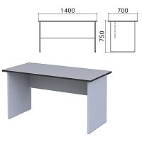 Стол письменный "Монолит", 1400х700х750 мм, цвет серый