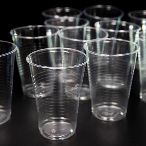 Одноразовые стаканы LAIMA200 мл, 100 шт., пластиковые, прозрачные, ПП, холодное/горячее фото 5