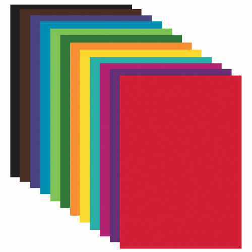 Картон цветной А4 МЕЛОВАННЫЙ EXTRA, 24 листа 12 цветов, в папке, BRAUBERG KIDS, 203х283 мм, "Джунгли", 115158 фото 3