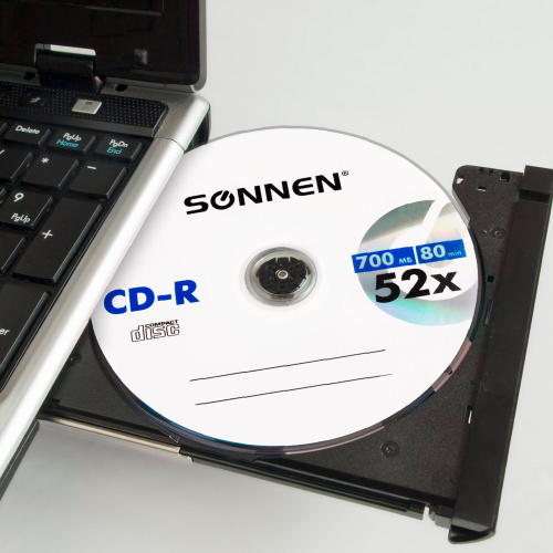 Диски CD-R SONNEN, 700 Mb, 52x Bulk, 50 шт. фото 5