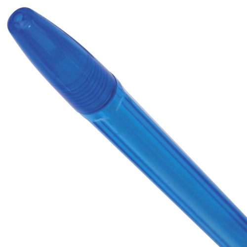 Ручка шариковая BRAUBERG "X-333", корпус тонированный, линия письма 0,35 мм, синяя фото 2
