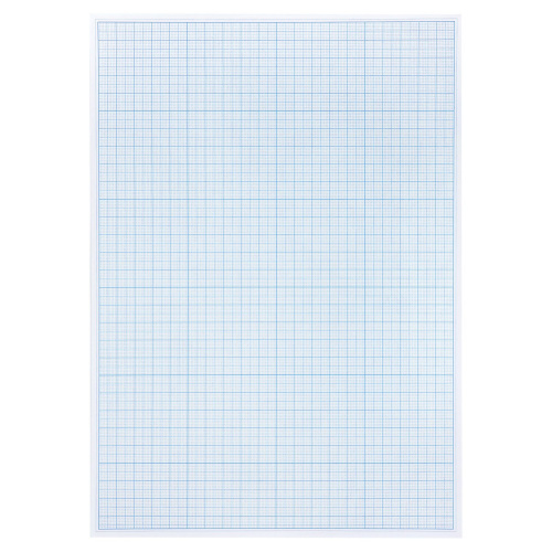 Бумага масштабно-координатная (миллиметровая) STAFF, А4, плотная папка, голубая, 20 л. фото 4
