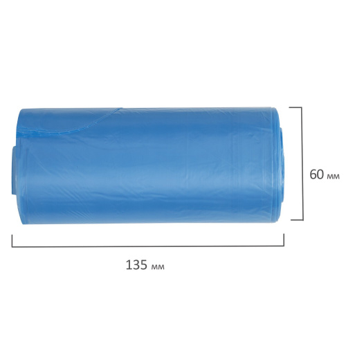 Мешки для мусора с ушками LAIMA "ULTRA", 35 л, 30 шт., прочные, 50х65 см, синие фото 6