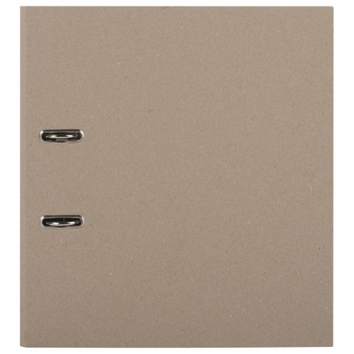 Папка-регистратор STAFF "Basic", 75 мм, картонная, без покрытия и уголка фото 2
