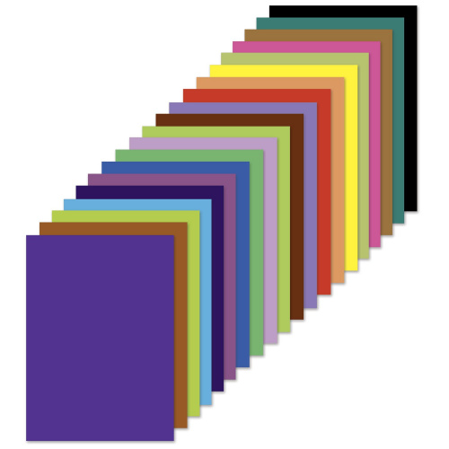 Цветная бумага BRAUBERG "Дельфин", А4, двухцветная мелованная, 10 листов, 20 цветов, в папке фото 3