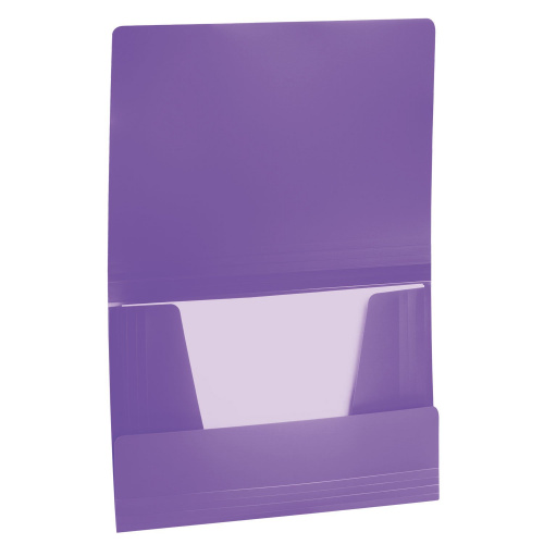 Папка на резинках BRAUBERG "Office", до 300 листов, 500 мкм, фиолетовая фото 7