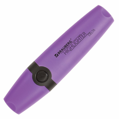 Текстовыделитель BRAUBERG "DELTA", линия 1-5 мм, фиолетовый фото 2