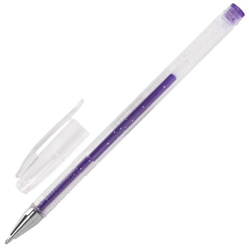 Ручки гелевые BRAUBERG "Jet", 6 цветов, блестки, узел 1 мм, линия письма 0,8 мм фото 9