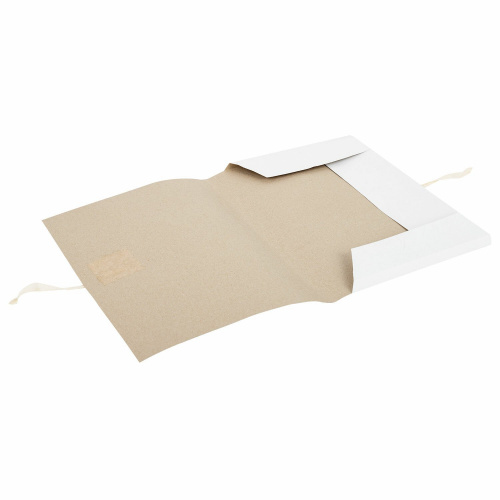Папка для бумаг с завязками картонная STAFF, плотность 220 г/м2, до 200 л. фото 7