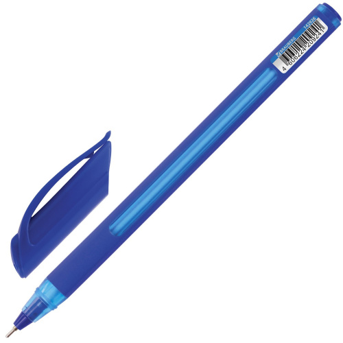 Ручка шариковая масляная BRAUBERG "Extra Glide Soft Blue", линия письма 0,35 мм, синяя фото 8