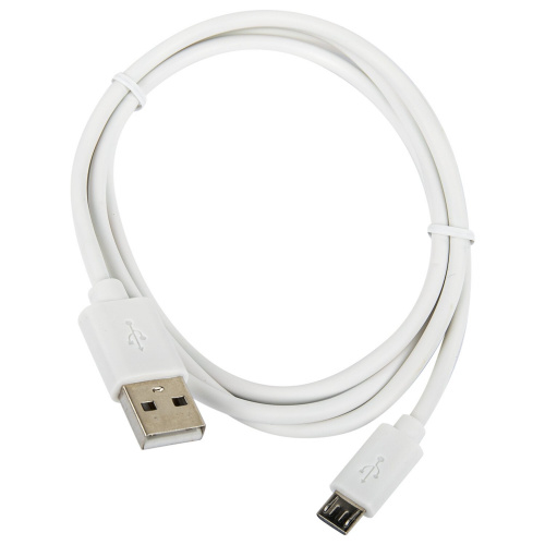 Кабель SONNEN, белый USB 2.0-micro USB, 1 м, медь, для передачи данных и зарядки фото 3