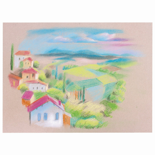 Пастель сухая художественная BRAUBERG ART CLASSIC, 48 цветов, круглое сечение фото 2