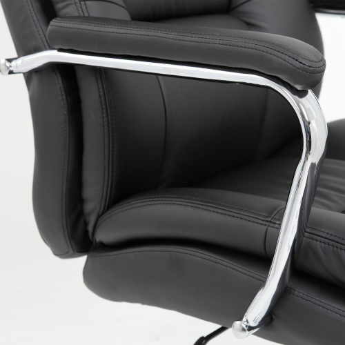 Кресло офисное BRABIX PREMIUM "Amadeus EX-507", экокожа, хром, черное фото 3