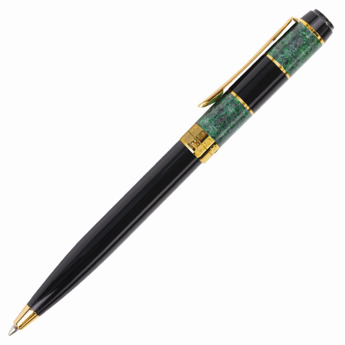 Ручка подарочная шариковая GALANT "Granit Green", корпус черный с темно-зеленым, синяя фото 9