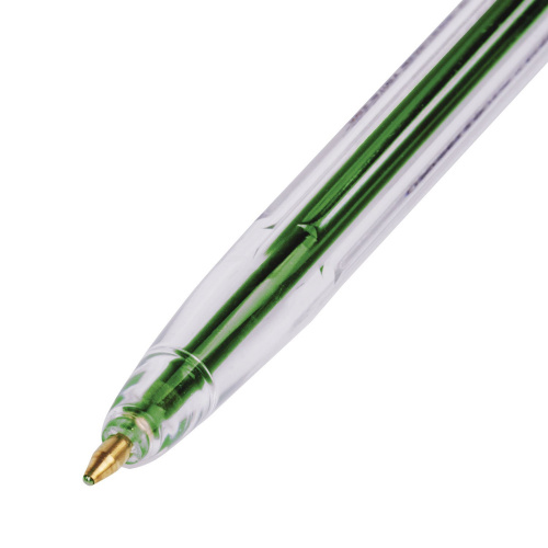 Ручка шариковая CORVINA "51 Classic", корпус прозрачный, узел 1 мм, линия письма 0,7 мм, зеленая фото 8