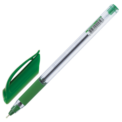 Ручка шариковая масляная BRAUBERG "Extra Glide GT", трехгранная, линия письма 0,35 мм, зеленая фото 9