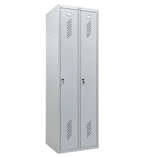 Шкаф металлический для одежды ПРАКТИК "LS-21", двухсекционный, 1830х575х500 мм, 29 кг фото 5