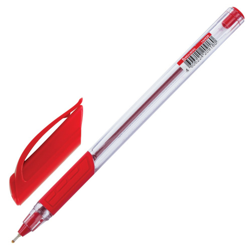 Ручка шариковая масляная BRAUBERG "Extra Glide GT", трехгранная, линия письма 0,35 мм, красная фото 2