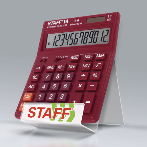 Подставка для калькуляторов STAFF, рекламная 90 мм