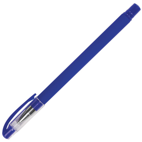 Ручка шариковая масляная BRAUBERG "Matt", корпус синий, узел 0,7 мм, синяя фото 2