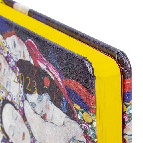 Ежедневник датированный 2023 BRAUBERG "Vista" "Klimt Gustav", А5, 138x213 мм, под кожу фото 10