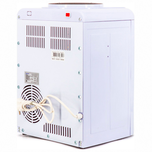 Кулер-водонагреватель AQUA WORK 0.7-TKR, настольный, 2 крана, белый/черный, без охлаждения фото 3
