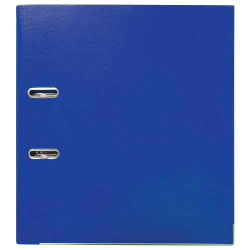 Папка-регистратор BRAUBERG "EXTRA", 75 мм, синяя, двустороннее покрытие пластик, металлич уголок фото 4