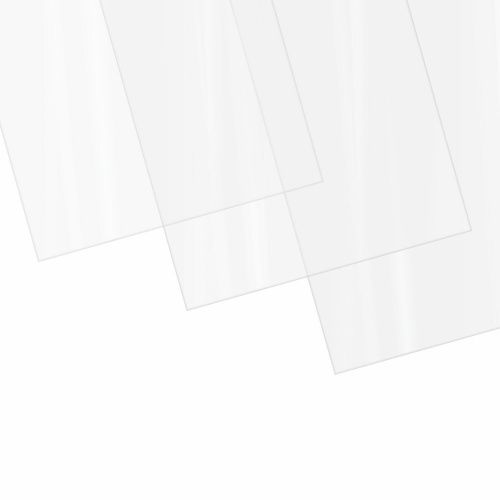 Обложки пластиковые для переплета BRAUBERG, А3, 100 шт., 200 мкм, прозрачные фото 5