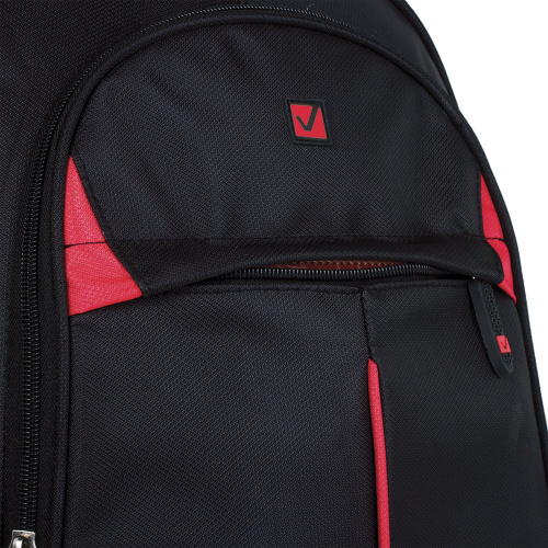 Рюкзак BRAUBERG TITANIUM, 45х28х18 см, для старшеклассников/студентов/молодежи, красные вставки фото 4