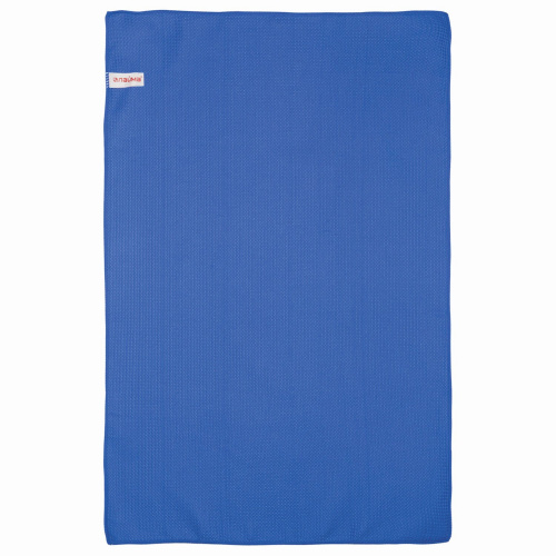 Салфетки для уборки из микрофибры LAIMA, 2 шт., 40х60 см, универсальные, голубые фото 2