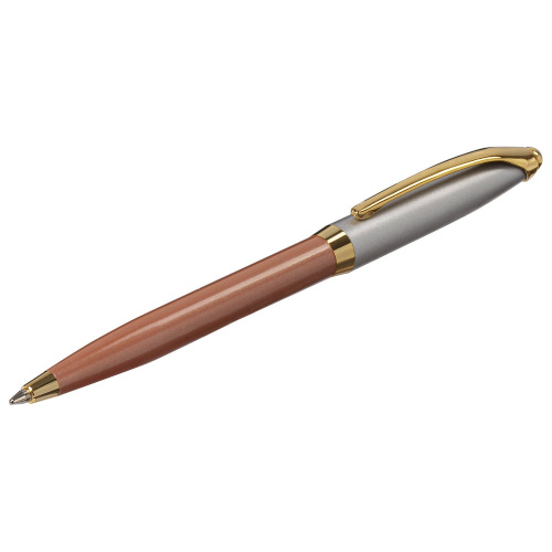 Ручка подарочная шариковая GALANT "DECORO ROSE", корпус хром/розовый, детали золотистые, синяя фото 3