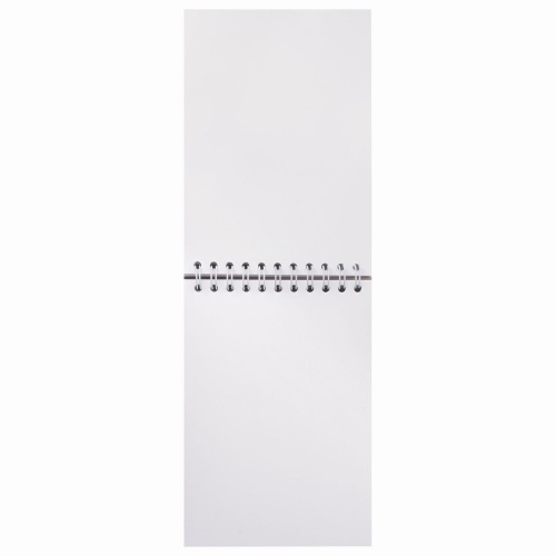 Скетчбук BRAUBERG, белая бумага 100г/м2, 105х148мм, 60л, гребень, жёсткая подложка фото 2