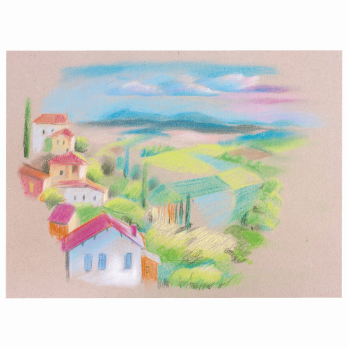 Пастель сухая художественная BRAUBERG ART CLASSIC, 24 цвета, круглое сечение фото 3