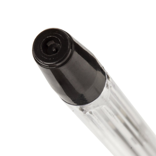 Ручка шариковая масляная с грипом BRAUBERG "i-Rite GT", корпус прозрачный, узел 0,7 мм, черная фото 5