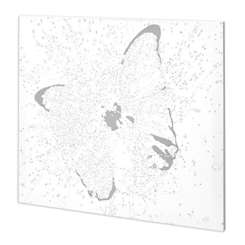 Картина по номерам ОСТРОВ СОКРОВИЩ "Голубая бабочка", 40х50 см, 3 кисти, акриловые краски фото 5