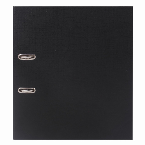 Папка-регистратор STAFF "Manager", с покрытием из ПВХ, 50 мм, без уголка, черная фото 9