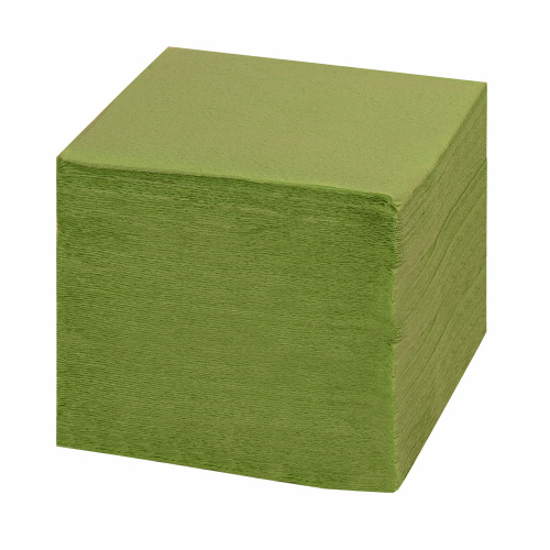 Салфетки бумажные LAIMA "Big Pack" 24х24 см, 400 шт. / пач, зелёные, 100% целлюлоза фото 4